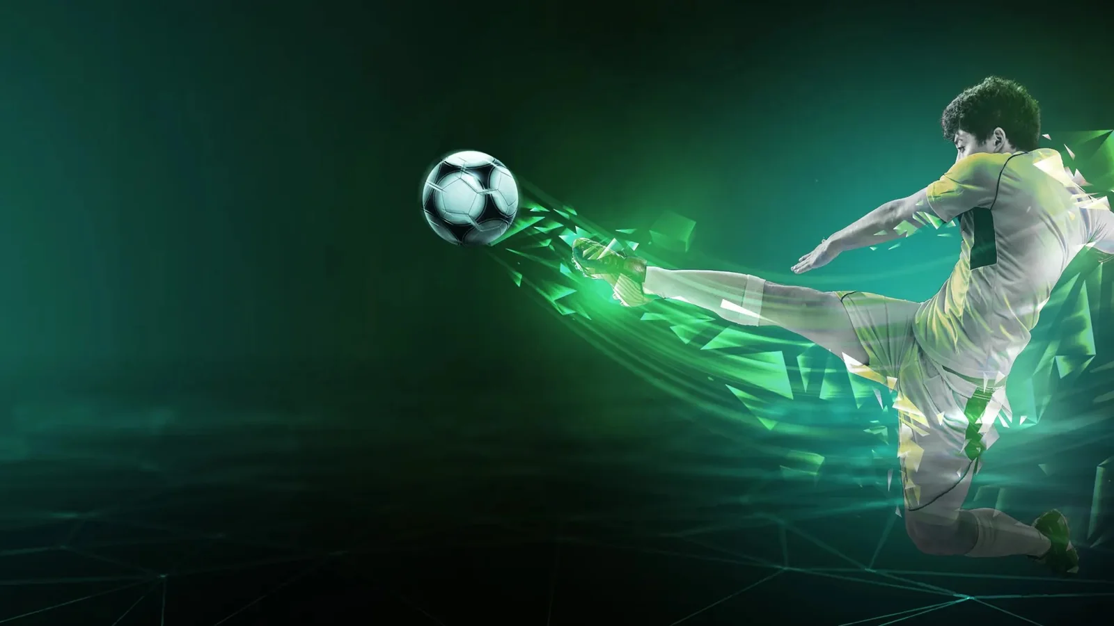 Tampilan olahraga EVOSTOTO dengan suasana pertandingan di layar